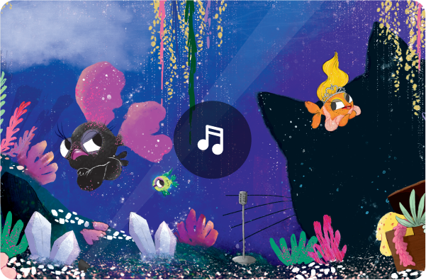 스토리북마다 챈트송이 포함되어 있어요.