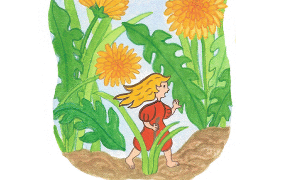 엄지 공주 책 페이지 일부